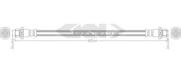 SPIDAN 340617 Гальмівний шланг