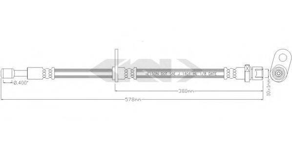 SUBARU 26590-SC000 Гальмівний шланг