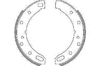 ROVER GBS653 Комплект гальмівних колодок