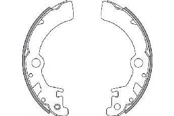 SPIDAN 33665 Комплект гальмівних колодок