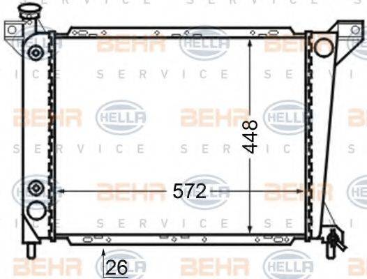 BEHR HELLA SERVICE 8MK 376 704-671