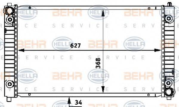 BEHR HELLA SERVICE 8MK 376 721-301