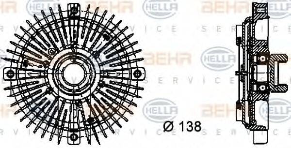 BEHR HELLA SERVICE 8MV 376 732-021
