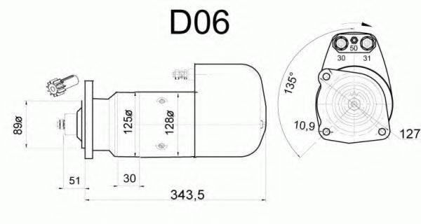 EFEL 22721 Стартер