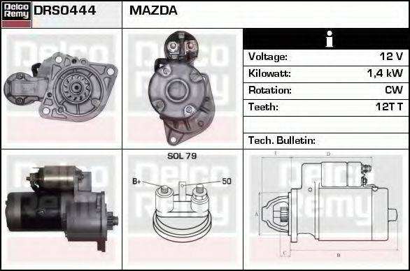 MAZDA G602-18-400A Стартер