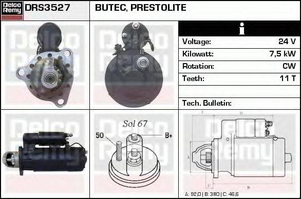 PRESTOLITE ELECTRIC 858442 Стартер