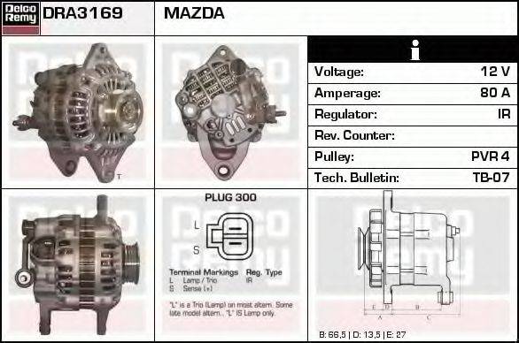 MAZDA FS05-18-300EX Генератор