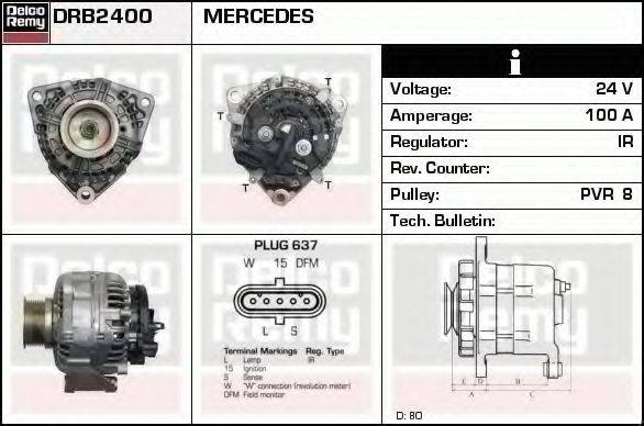 DELCO REMY DRB2400