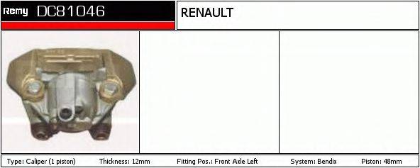 RENAULT TRUCKS 7701202034 Гальмівний супорт