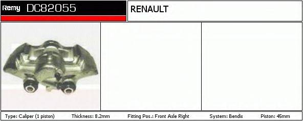 RENAULT TRUCKS 7701203845 Гальмівний супорт