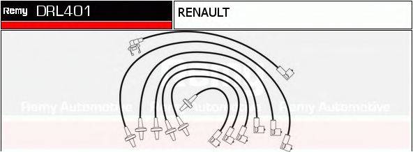 RENAULT TRUCKS 7700267668 Комплект дротів запалювання