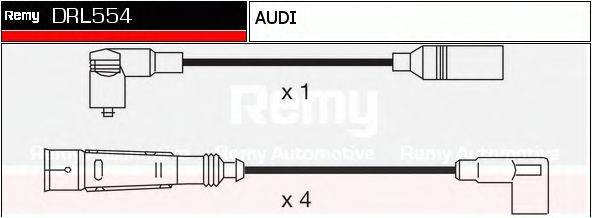 DELCO REMY DRL554 Комплект дротів запалювання