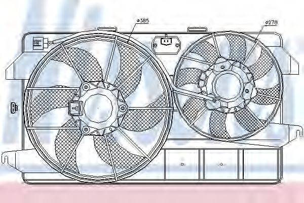 ARD 322126 Вентилятор, охолодження двигуна