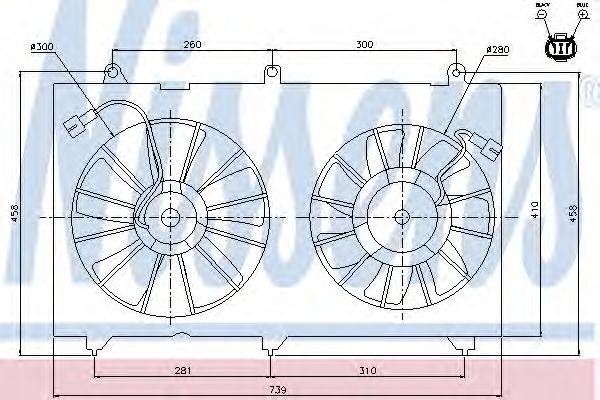 HONDA 38611-RAA-A01 Вентилятор, охолодження двигуна