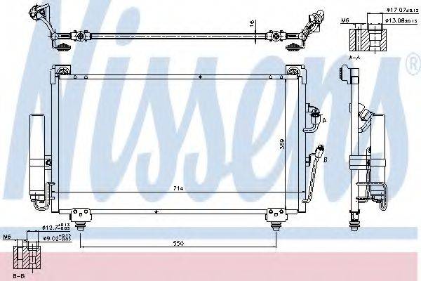 NISSENS 940165 Конденсатор, кондиціонер