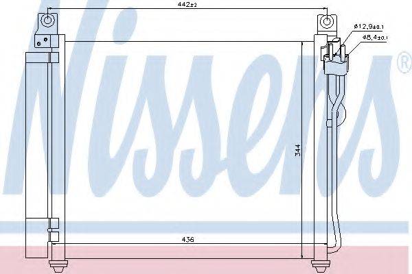 NISSENS 940172 Конденсатор, кондиціонер