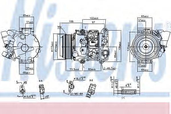 NISSENS 890142 Компресор, кондиціонер