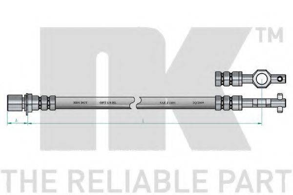 NK 854548 Гальмівний шланг