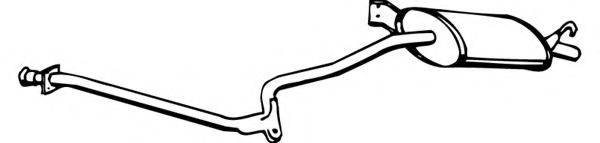 WALKER 14152 Глушник вихлопних газів кінцевий