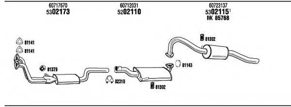 WALKER AR10012C Система випуску ОГ