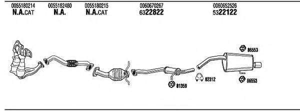 WALKER ARP16617 Система випуску ОГ