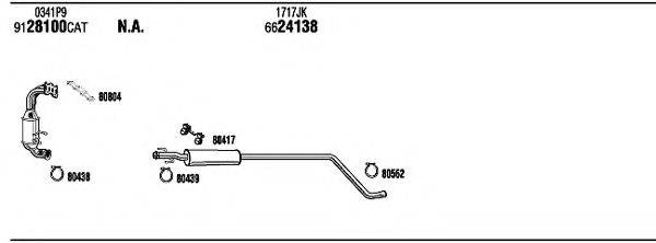 WALKER CIK28589 Система випуску ОГ