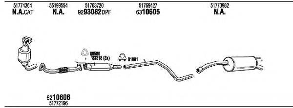 WALKER FIH22544B Система випуску ОГ