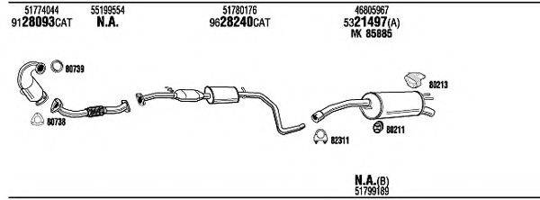 WALKER FIH22545A Система випуску ОГ