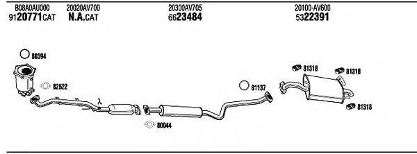 WALKER NIH16922BA Система випуску ОГ