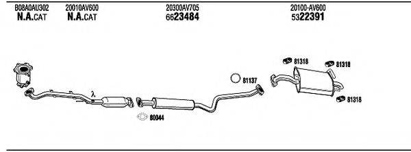 WALKER NIH16922BB Система випуску ОГ