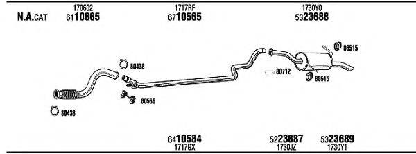 WALKER PEH24536A Система випуску ОГ