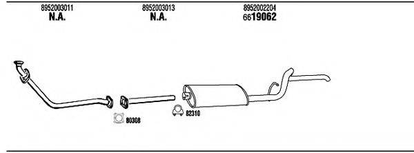 WALKER RE85002 Система випуску ОГ