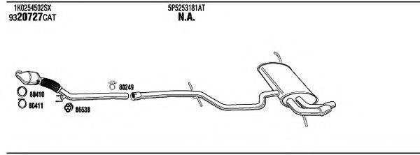 WALKER SEH28603B Система випуску ОГ