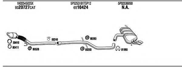 WALKER SEK17902AA Система випуску ОГ