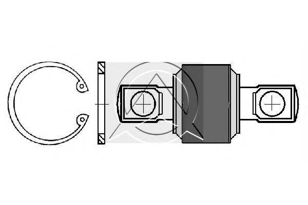 SIDEM 50447 ремонтний комплект, важіль підвіски