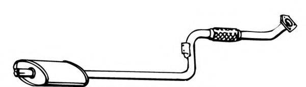 FONOS 12402 Передглушувач вихлопних газів