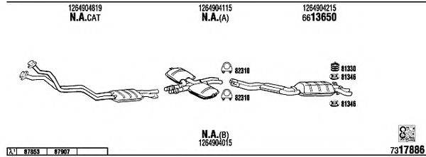 FONOS MB50004A Система випуску ОГ