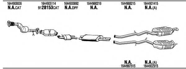 FONOS MBH32166B Система випуску ОГ