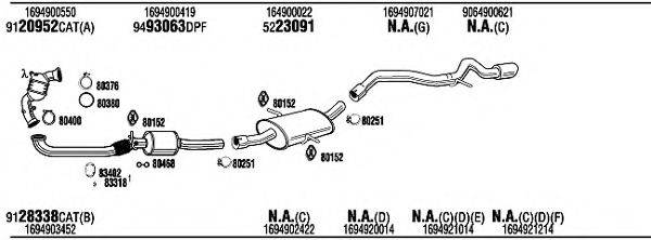 FONOS MBK18263CA Система випуску ОГ