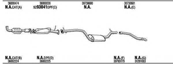 FONOS VOH20893A Система випуску ОГ