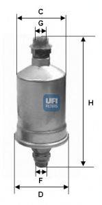 UFI 3153200 Паливний фільтр