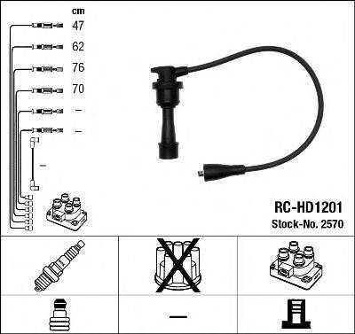 EUROCABLE 4 388 Комплект дротів запалювання