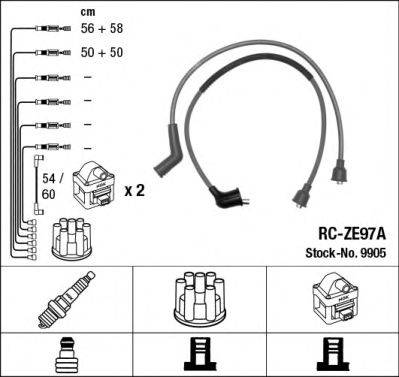 MAZDA 8248-18-150A Комплект дротів запалювання