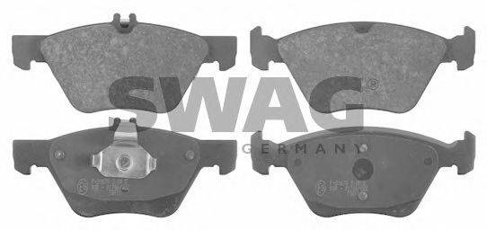 SWAG 10916028 Комплект гальмівних колодок, дискове гальмо
