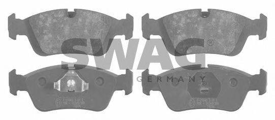 SWAG 20916002 Комплект гальмівних колодок, дискове гальмо