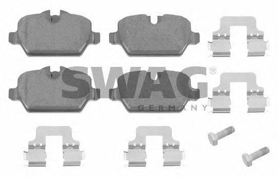 SWAG 23623 Комплект гальмівних колодок, дискове гальмо
