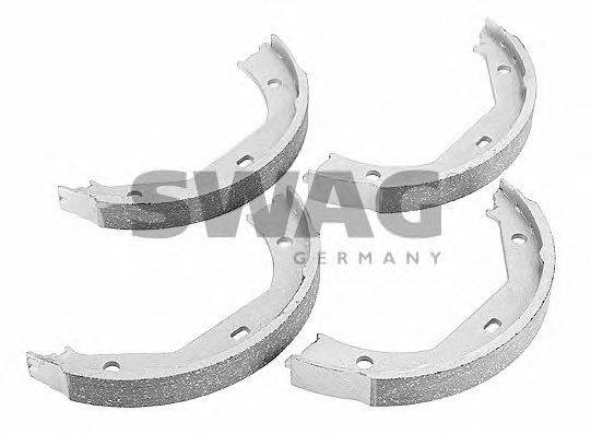 SWAG 20918535 Комплект гальмівних колодок, стоянкова гальмівна система