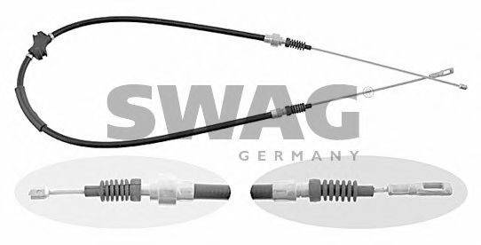 SWAG 30902089 Трос, стоянкова гальмівна система