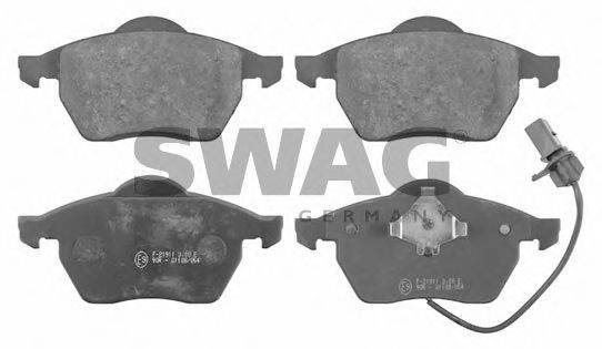 SWAG 30916398 Комплект гальмівних колодок, дискове гальмо