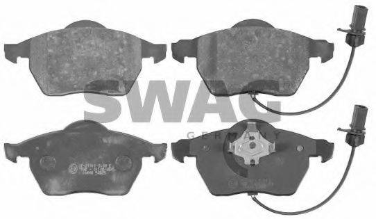SWAG 30916448 Комплект гальмівних колодок, дискове гальмо